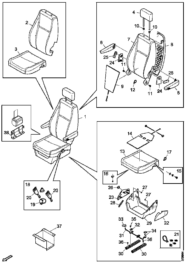 Buy 1511383 BACKREST SCANIA