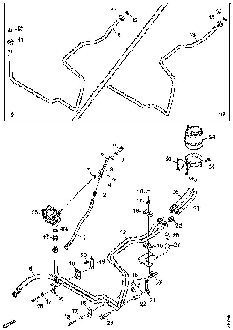 Buy 1513834 HYDRAULIC PIPE SCANIA