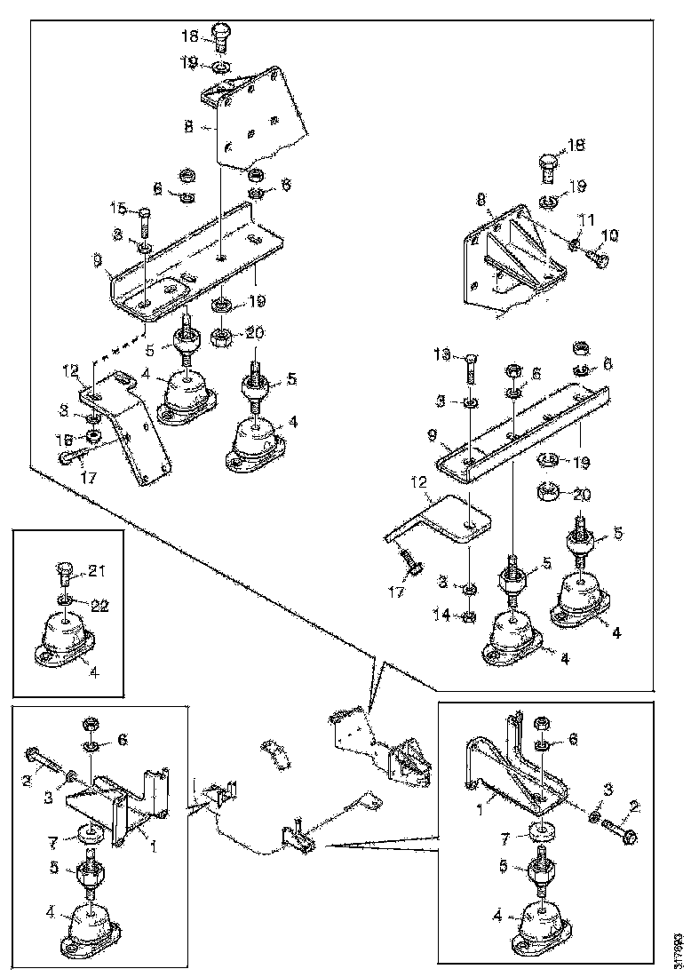 Buy 1514042 ENGINE BRA SCANIA
