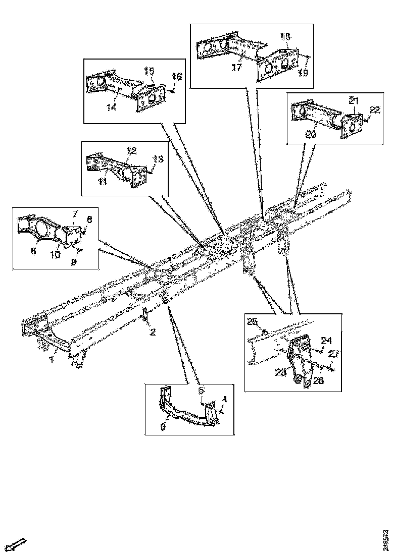 Buy 1515840 CROSS MEMB SCANIA