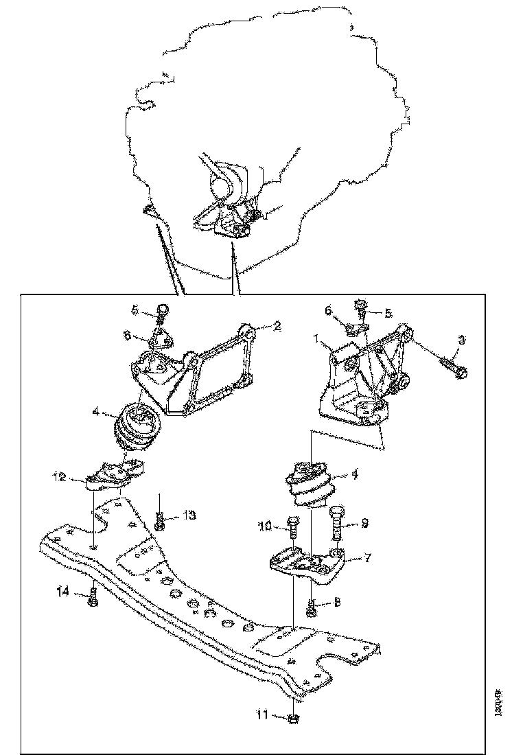 Buy 1517884 ENGINE BRA SCANIA