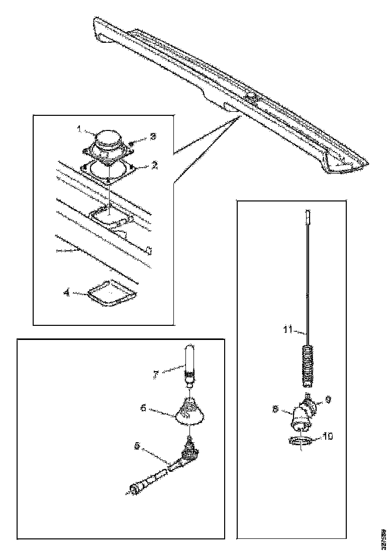 Buy 1518326 ANTENNA BRACKET SCANIA