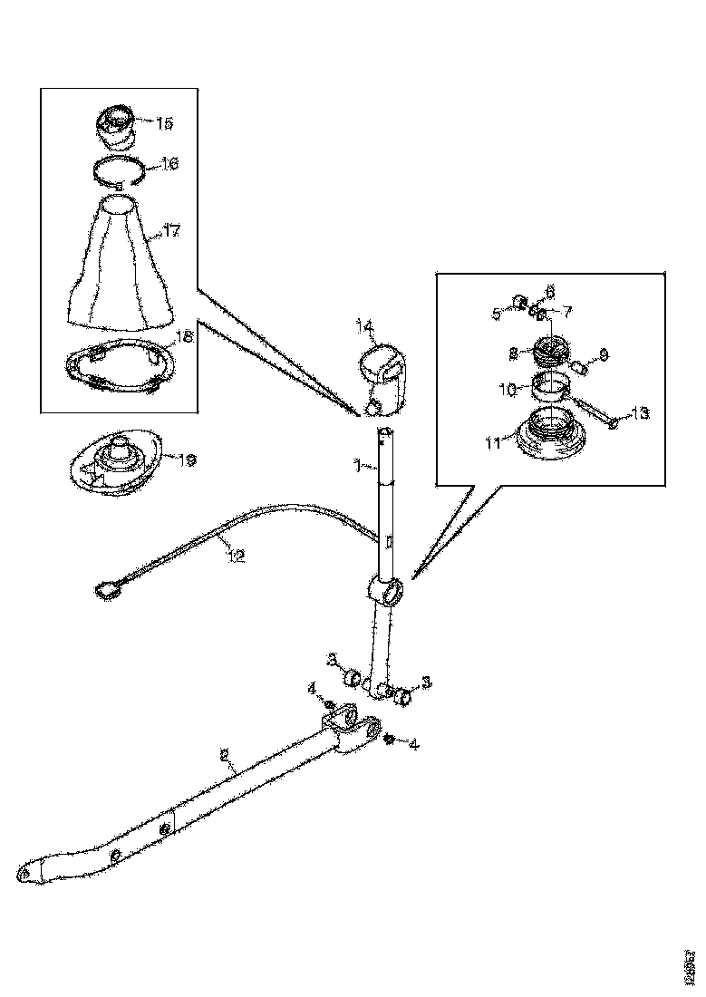 Buy 1518682 GEAR LEVEL  (S) SCANIA