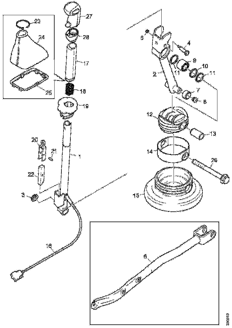 Buy 1518799 GEAR LEVER SCANIA
