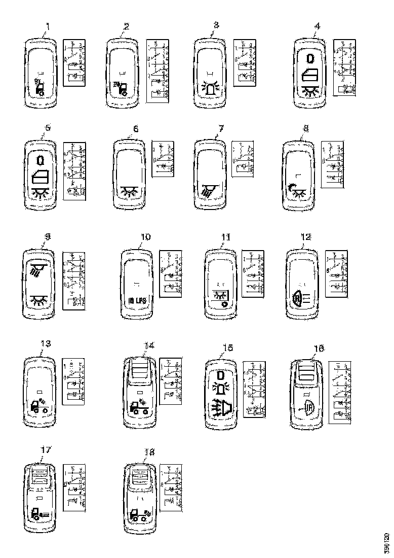 Buy 1519362 SWITCH IDENTIFICATION LAMPS SCANIA