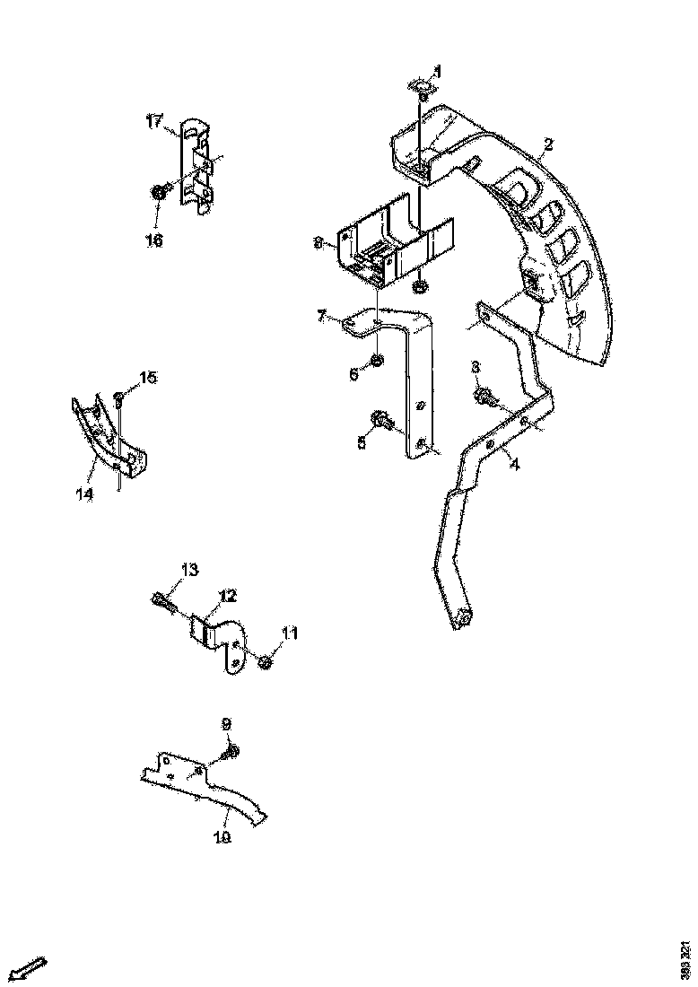 Buy 1522123 BRACKET SCANIA