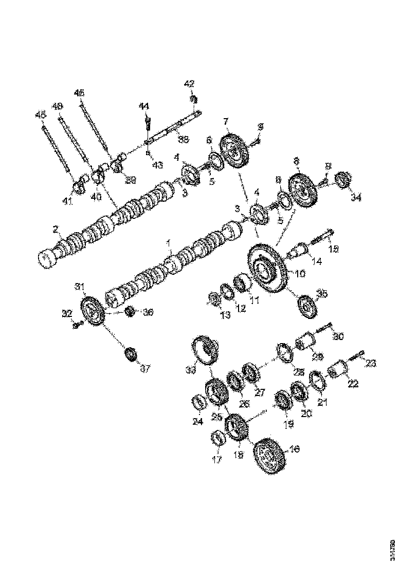 Buy 1523423 CAMSHAFT SCANIA