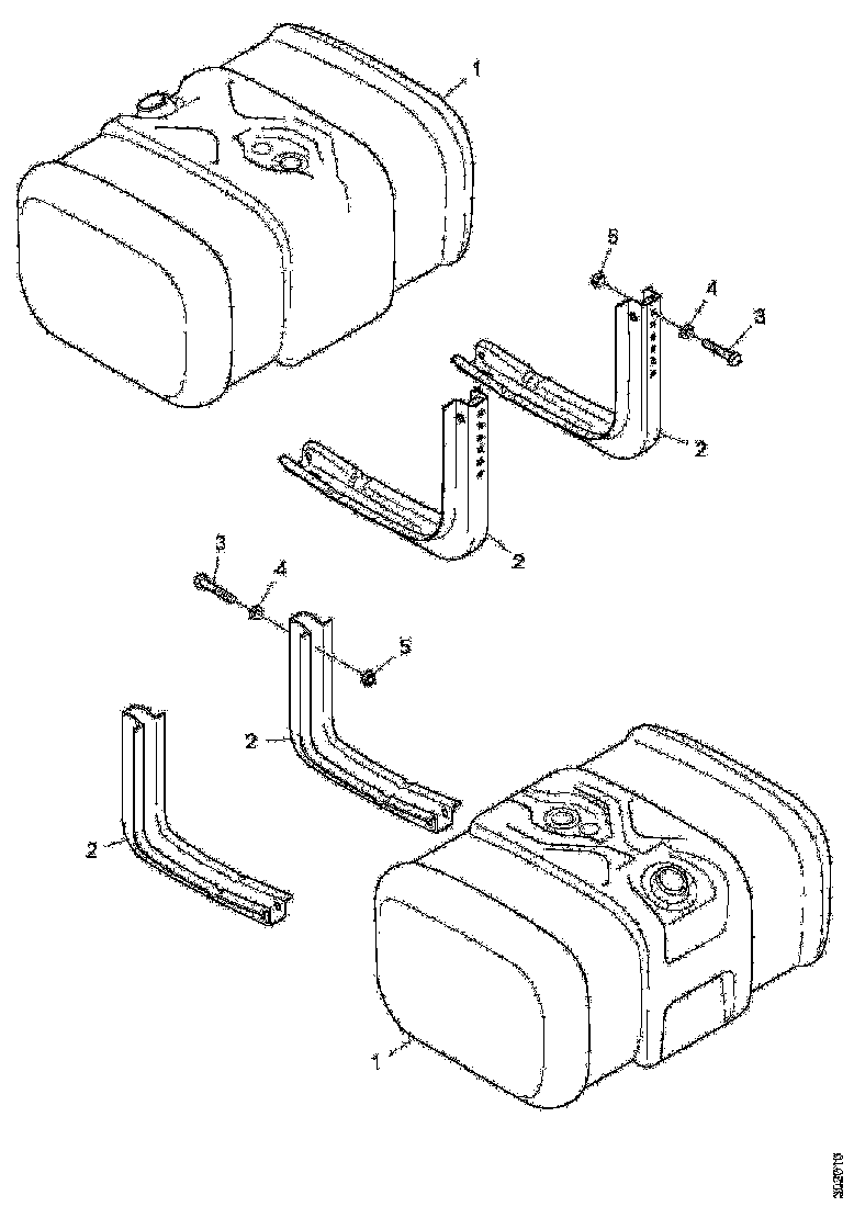 Buy 1528910 FUEL TANK BRACKET SCANIA