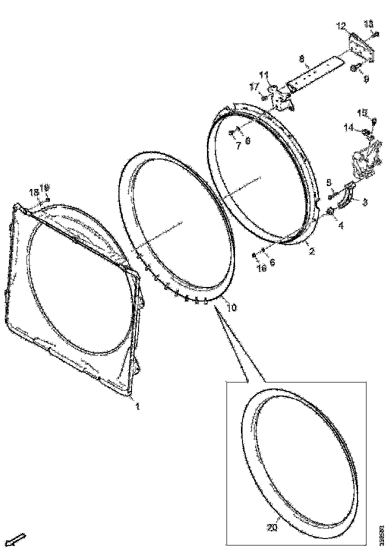 Buy 1530783 FAN RING SCANIA