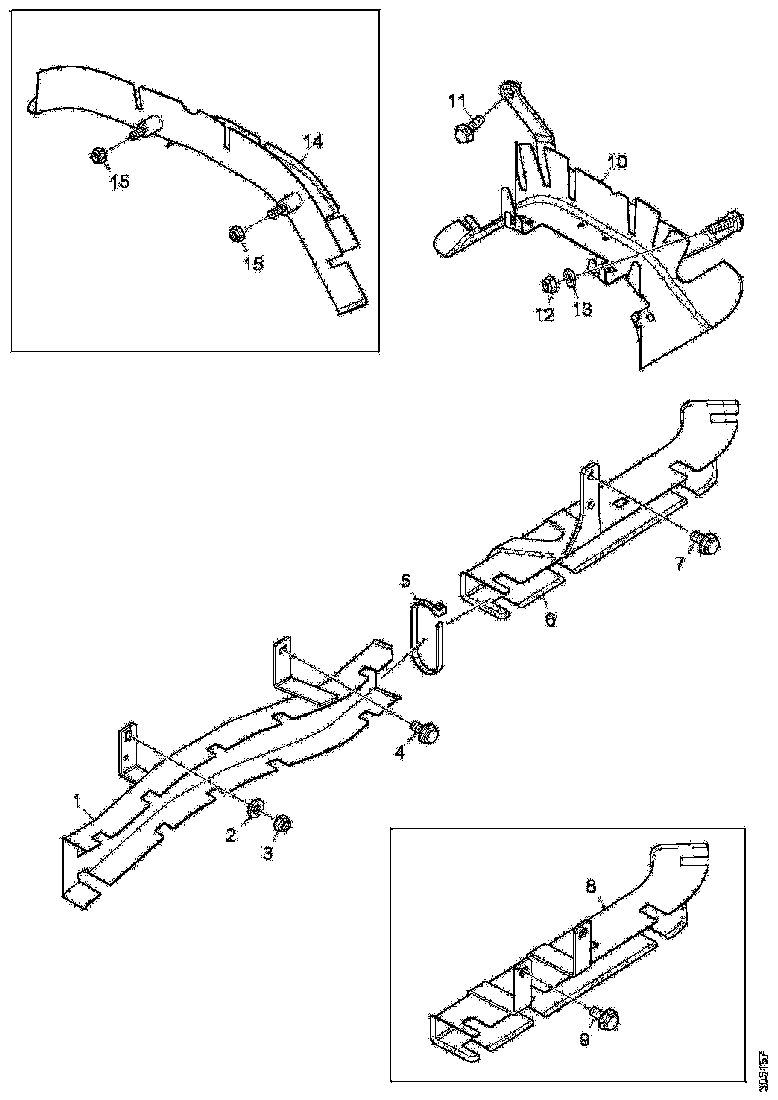 Buy 1534866 GUIDE RAIL SCANIA