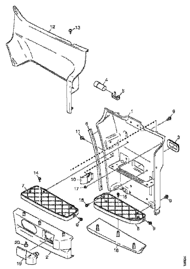 Buy 1535057 STEP PLATE SCANIA