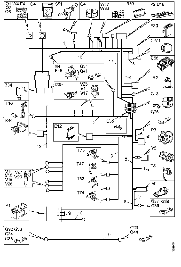 Buy 1535513 CABLE HARNESS SCANIA