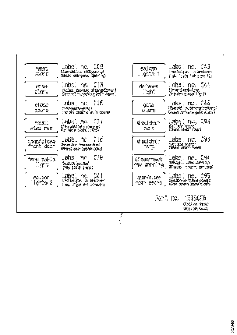Buy 1536426 LABEL SCANIA