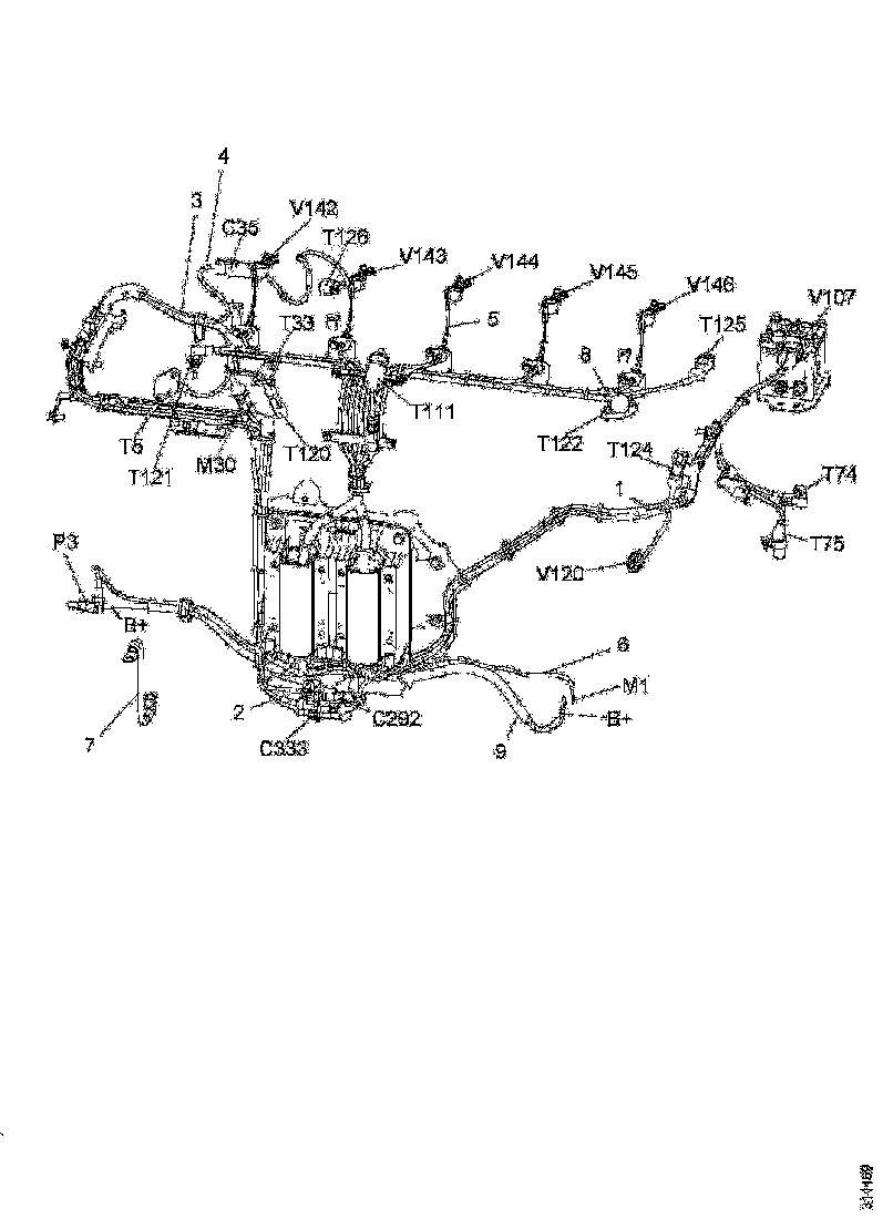 Buy 1536439 CABLE HARNESS SCANIA