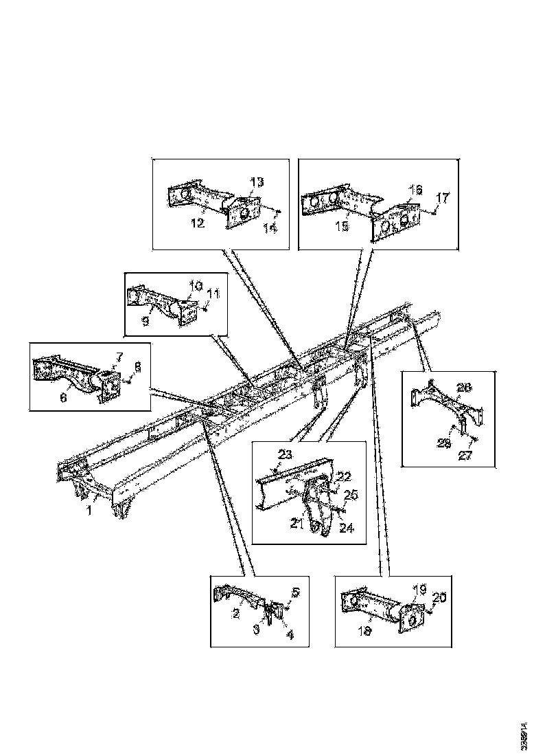 Buy 1536503 CROSS MEMB SCANIA