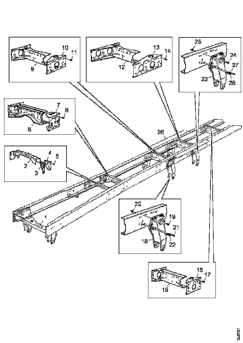 Buy 1536505 CROSS MEMB SCANIA