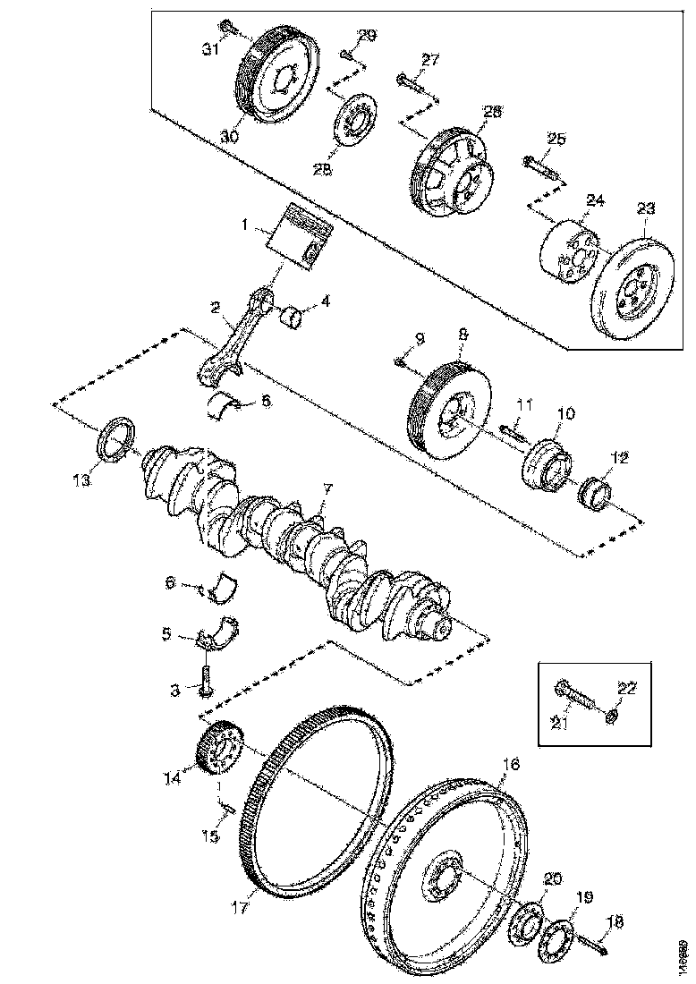 Buy 1536609 FLYWHEEL SCANIA