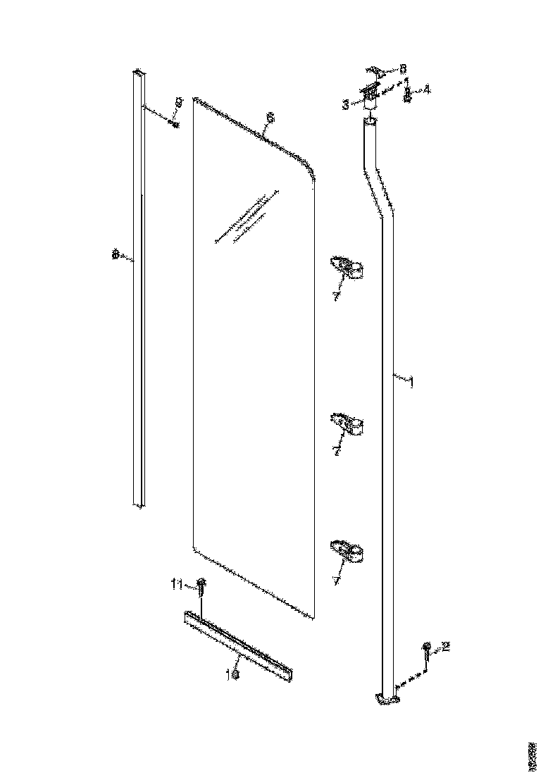Buy 1537408 GLASS PARTITION SCANIA