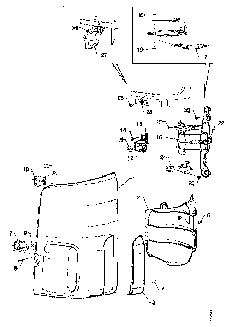 Buy 1537675 CAB CORNER  (S) SCANIA