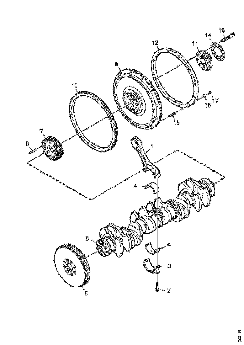Buy 1538036 CONNECTING ROD SCANIA