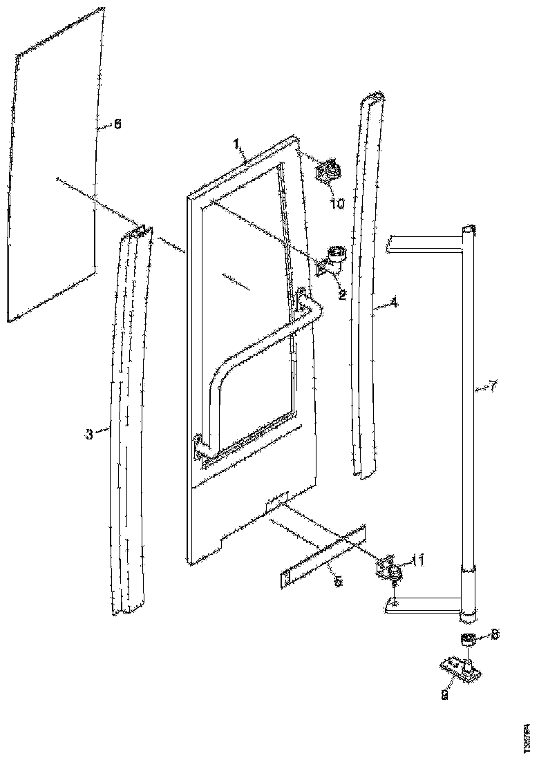 Buy 1542458 DOOR PILLAR SCANIA