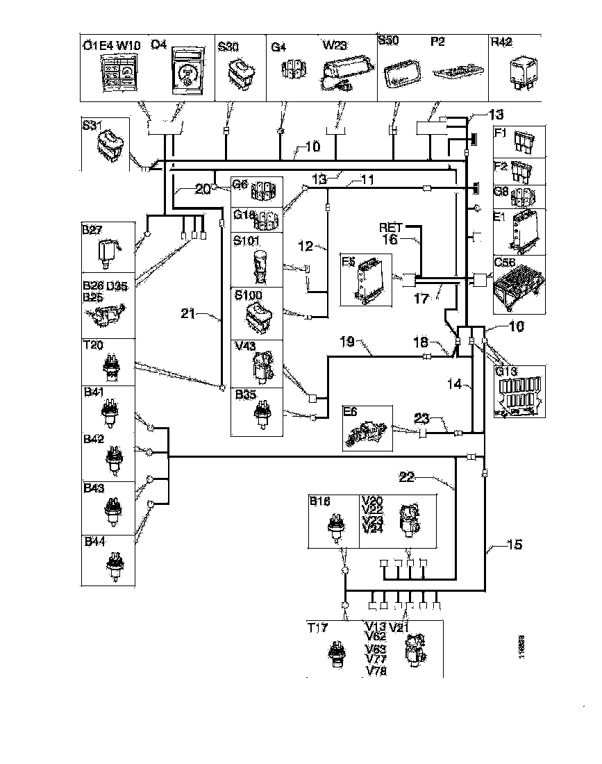 Buy 1543614 CABLE HARNESS SCANIA