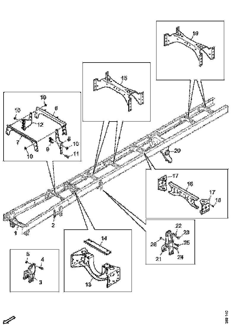 Buy 1544694 CROSS MEMB SCANIA