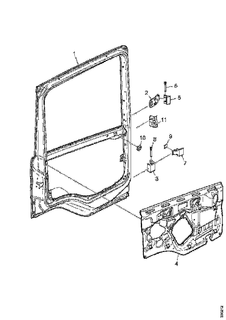 Buy 1544725 DOOR PANEL SCANIA