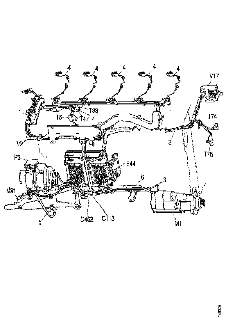 Buy 1545586 CABLE HARNESS SCANIA