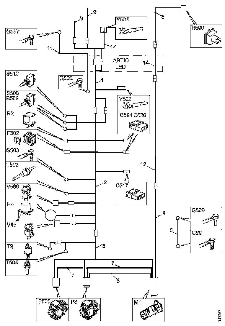 Buy 1546534 CABLE HARNESS SCANIA