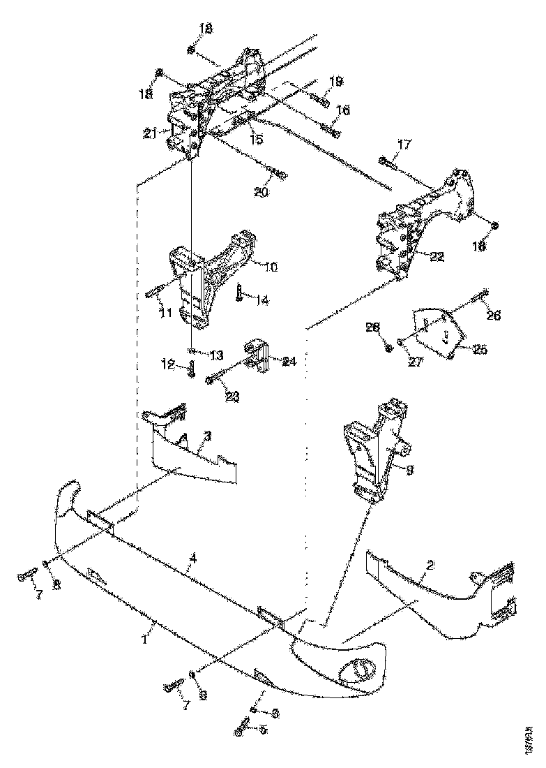 Buy 1546815 BUMPER BRA SCANIA