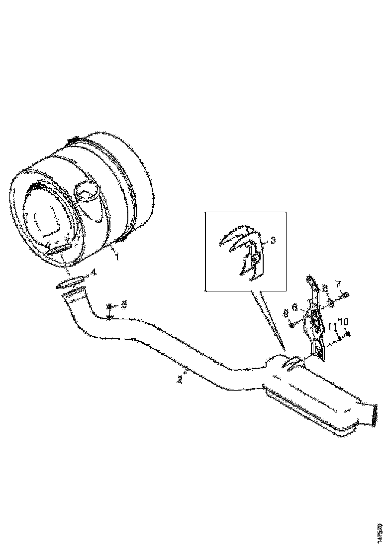 Buy 1548561 EXHAUST PIPE SCANIA