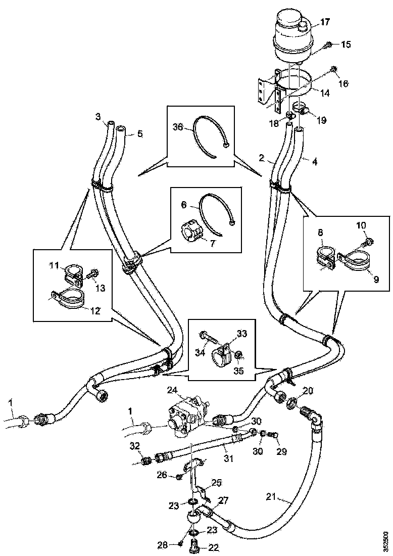 Buy 1548976 HYDRAULIC HOSE SCANIA