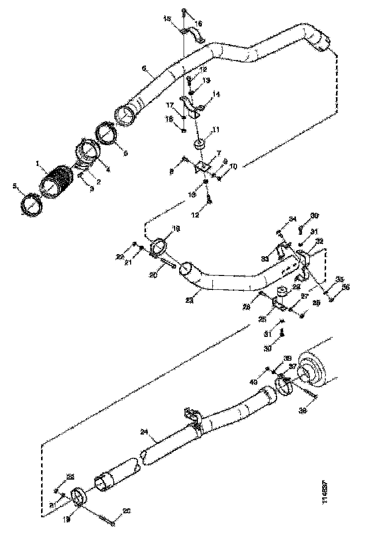 Buy 1673291 EXHAUST PIPE SCANIA