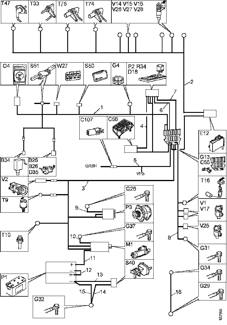 Buy 1720446 CABLE HARNESS SCANIA