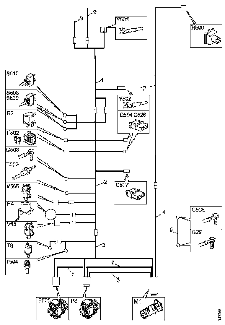 Buy 1720691 CABLE HARNESS SCANIA