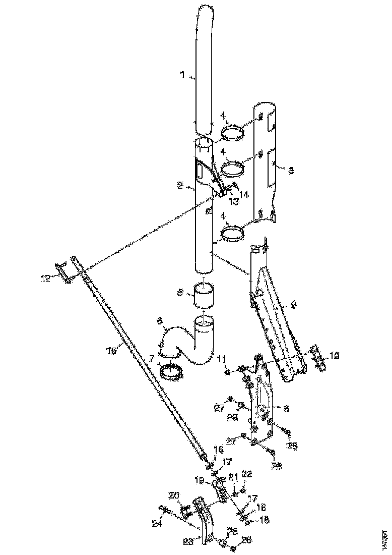 Buy 1722410 EXHAUST PIPE SCANIA