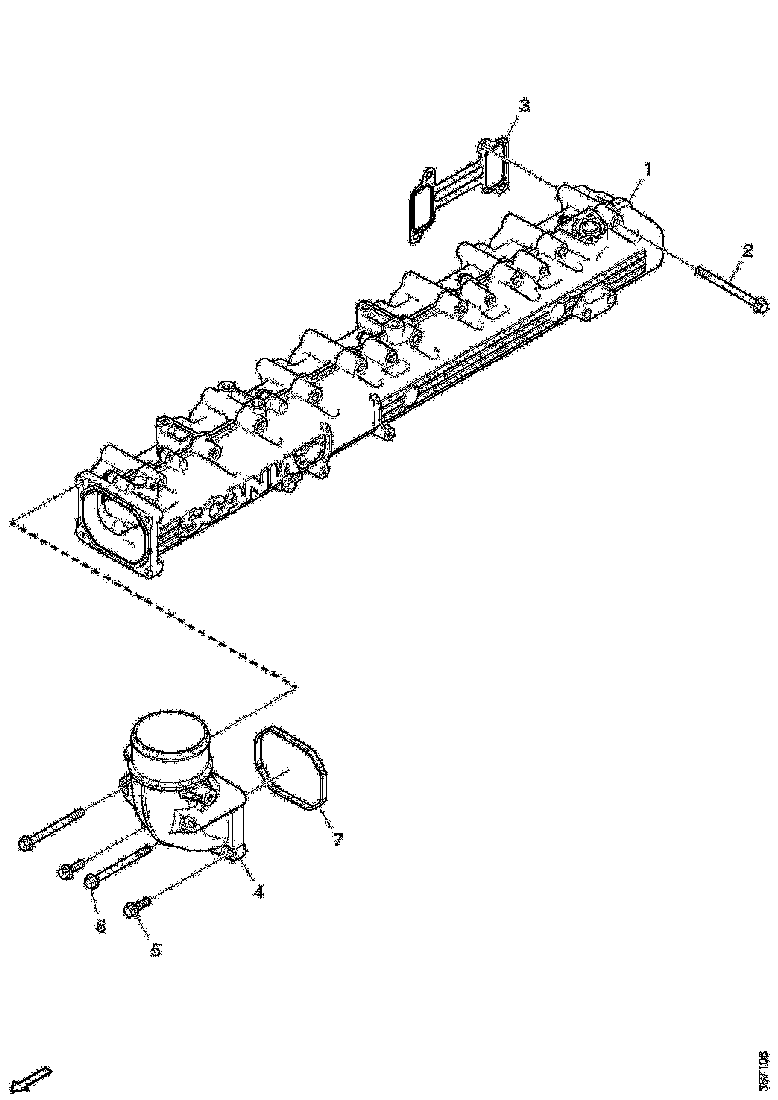 Buy 1725257 INTAKE MANIFOLD SCANIA