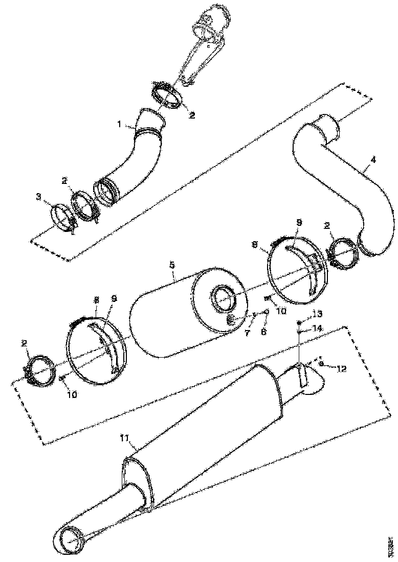 Buy 1725374 EXHAUST HO SCANIA
