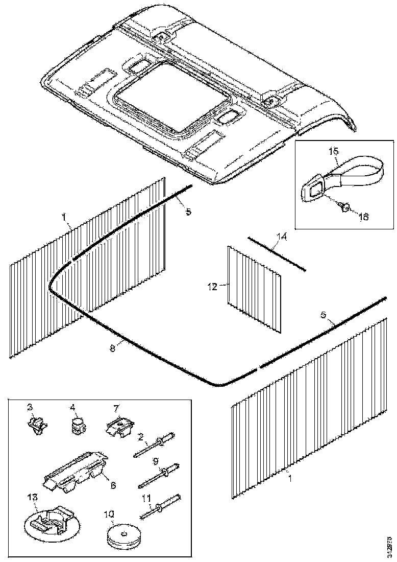 Buy 1727366 CURTAIN RAIL SCANIA
