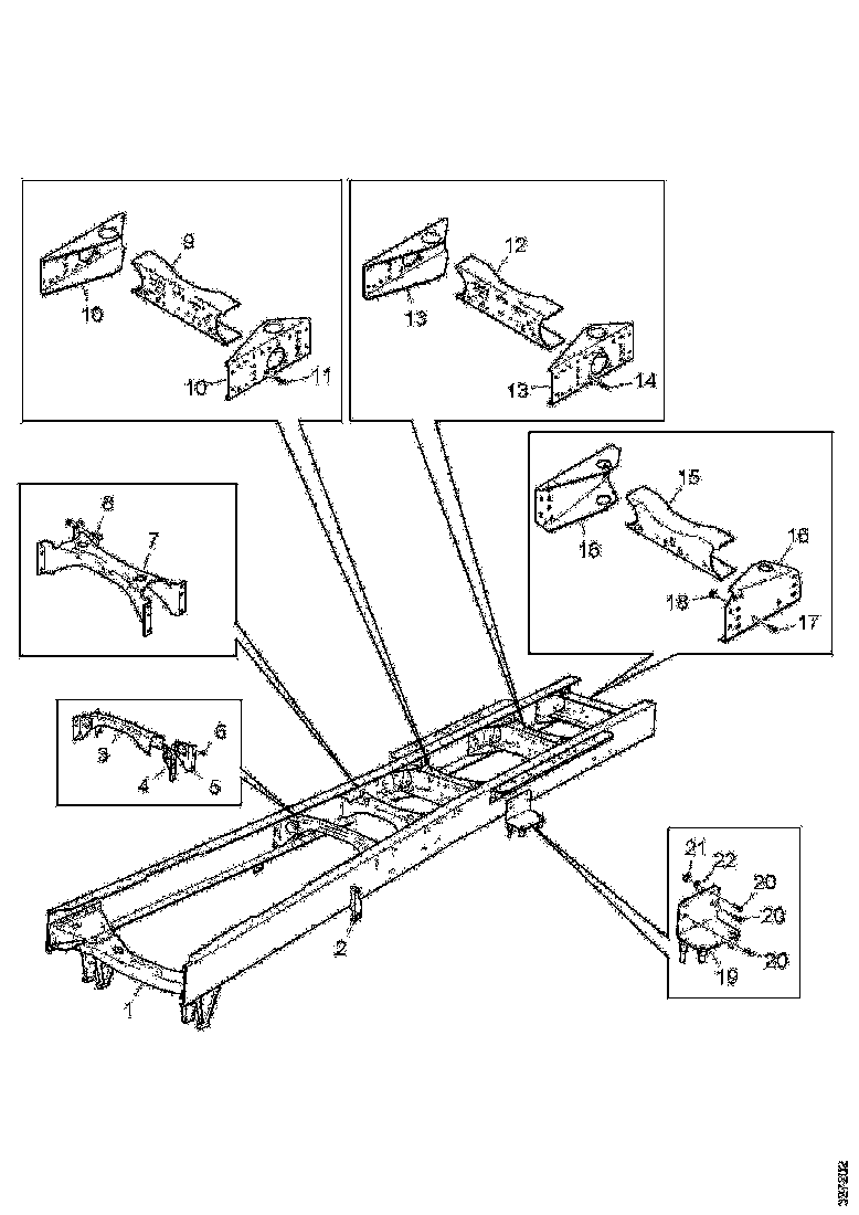 Buy 1732325 CROSS MEMBER SCANIA