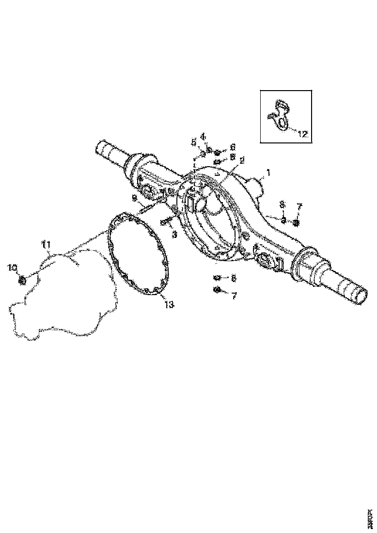 Buy 1732966 REAR AXLE SCANIA