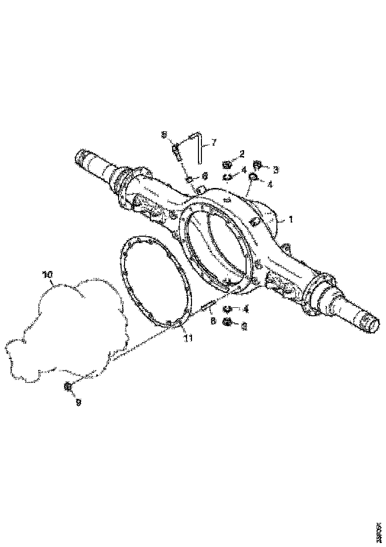 Buy 1732990 REAR AXLE SCANIA