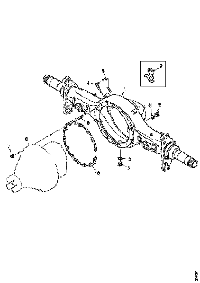 Buy 1732994 REAR AXLE SCANIA