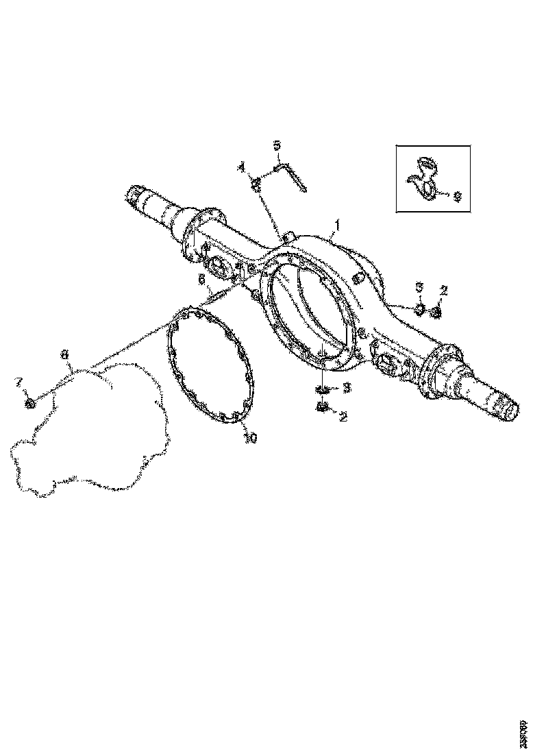 Buy 1732997 REAR AXLE SCANIA