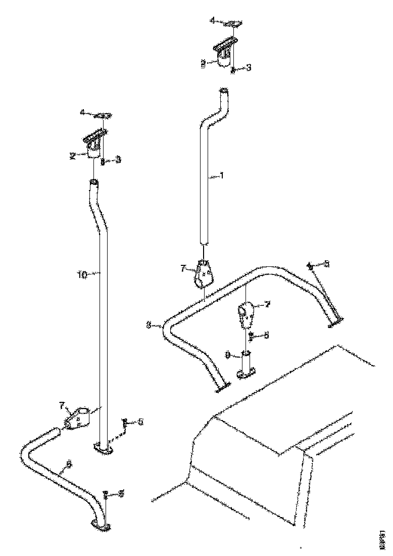 Buy 1733057 STANCHION SCANIA