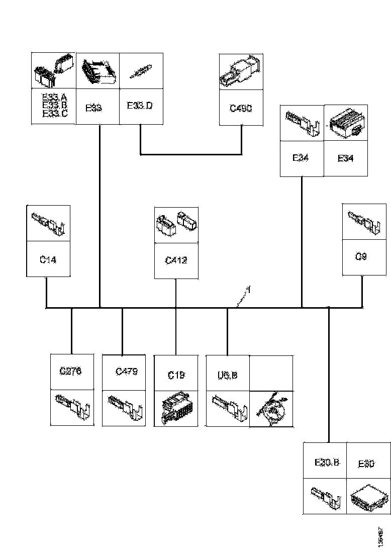 Buy 1736425 CABLE HARNESS SCANIA