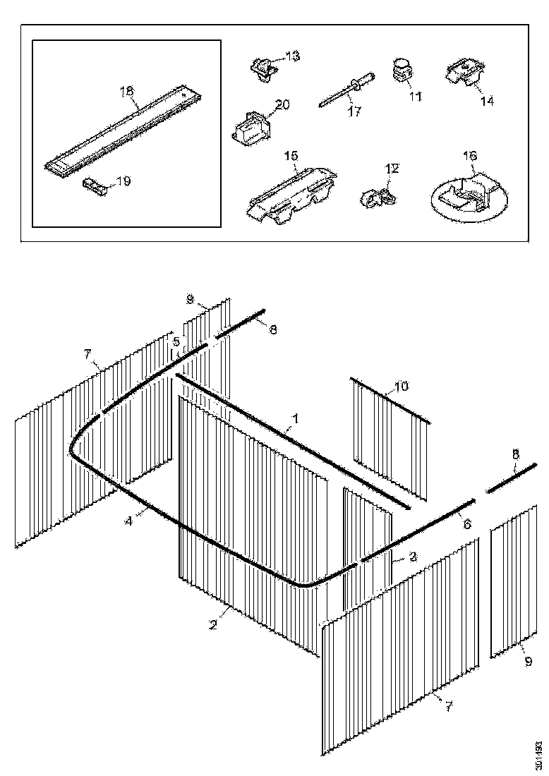 Buy 1737843 CURTAIN SCANIA