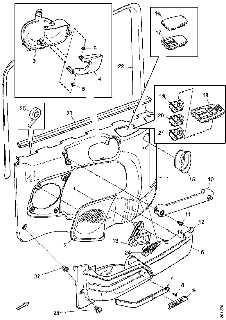 Buy 1740284 DOOR LH SCANIA