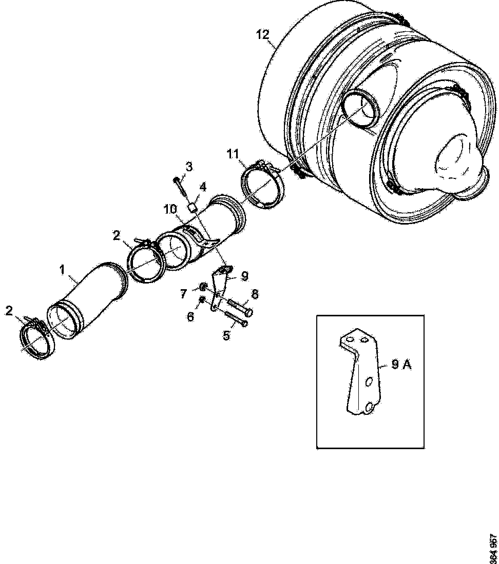 Buy 1740677 EXHAUST HOSE SCANIA